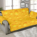 Yellow Cheese Print Sofa Protector