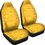 Yellow Cheese Print Universal Fit Car Seat Covers