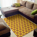 Yellow Cookie Pattern Print Floor Mat