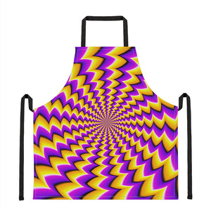 Yellow Dizzy Moving Optical Illusion Apron