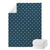 Yellow Duck Pattern Print Blanket