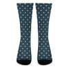 Yellow Duck Pattern Print Crew Socks