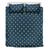 Yellow Duck Pattern Print Duvet Cover Bedding Set