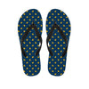 Yellow Duck Pattern Print Flip Flops