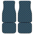 Yellow Duck Pattern Print Front and Back Car Floor Mats