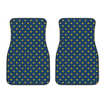 Yellow Duck Pattern Print Front Car Floor Mats