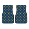 Yellow Duck Pattern Print Front Car Floor Mats