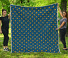 Yellow Duck Pattern Print Quilt