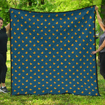 Yellow Duck Pattern Print Quilt