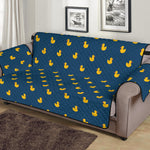 Yellow Duck Pattern Print Sofa Protector