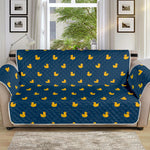 Yellow Duck Pattern Print Sofa Protector