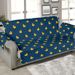 Yellow Duck Pattern Print Sofa Protector