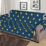 Yellow Duck Pattern Print Sofa Protector