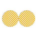 Yellow Eggs Pattern Print Car Coasters