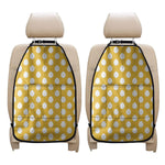 Yellow Eggs Pattern Print Car Seat Organizers