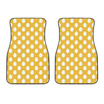 Yellow Eggs Pattern Print Front Car Floor Mats