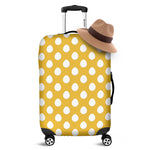 Yellow Eggs Pattern Print Luggage Cover