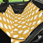 Yellow Eggs Pattern Print Pet Car Back Seat Cover