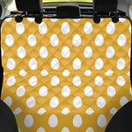 Yellow Eggs Pattern Print Pet Car Back Seat Cover
