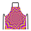 Yellow Expansion Moving Optical Illusion Apron