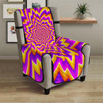 Yellow Expansion Moving Optical Illusion Armchair Protector