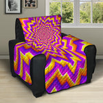 Yellow Expansion Moving Optical Illusion Recliner Protector