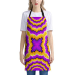 Yellow Explosion Moving Optical Illusion Apron