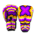 Yellow Explosion Moving Optical Illusion Boxing Gloves