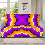 Yellow Explosion Moving Optical Illusion Futon Protector