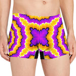 Yellow Explosion Moving Optical Illusion Men's Boxer Briefs