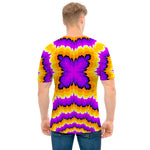 Yellow Explosion Moving Optical Illusion Men's T-Shirt