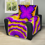 Yellow Explosion Moving Optical Illusion Recliner Protector