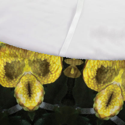 Yellow Flower Kaleidoscope Print Sofa Cover