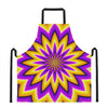 Yellow Flower Moving Optical Illusion Apron