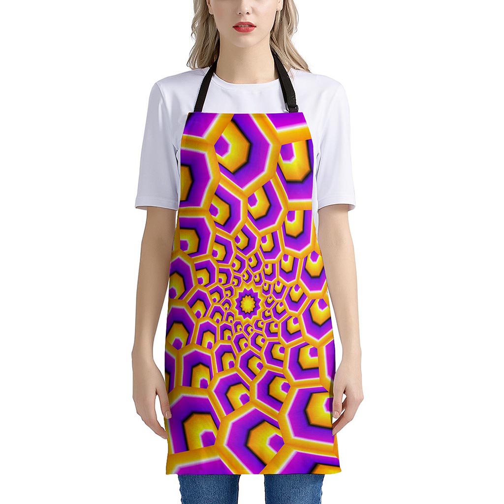 Yellow Hive Moving Optical Illusion Apron