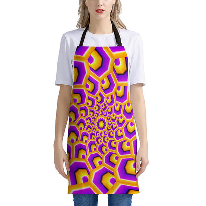 Yellow Hive Moving Optical Illusion Apron