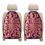Yellow Hive Moving Optical Illusion Car Seat Organizers