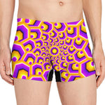 Yellow Hive Moving Optical Illusion Men's Boxer Briefs