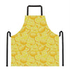 Yellow Lemon Pattern Print Apron