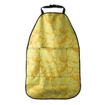 Yellow Lemon Pattern Print Car Seat Organizers