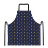 Yellow Lightning Bolts Pattern Print Apron