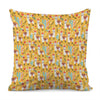 Yellow Llama Pattern Print Pillow Cover