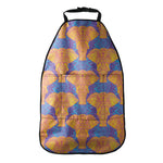 Yellow Mandala Elephant Pattern Print Car Seat Organizers