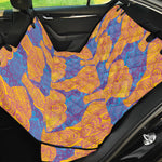 Yellow Mandala Elephant Pattern Print Pet Car Back Seat Cover