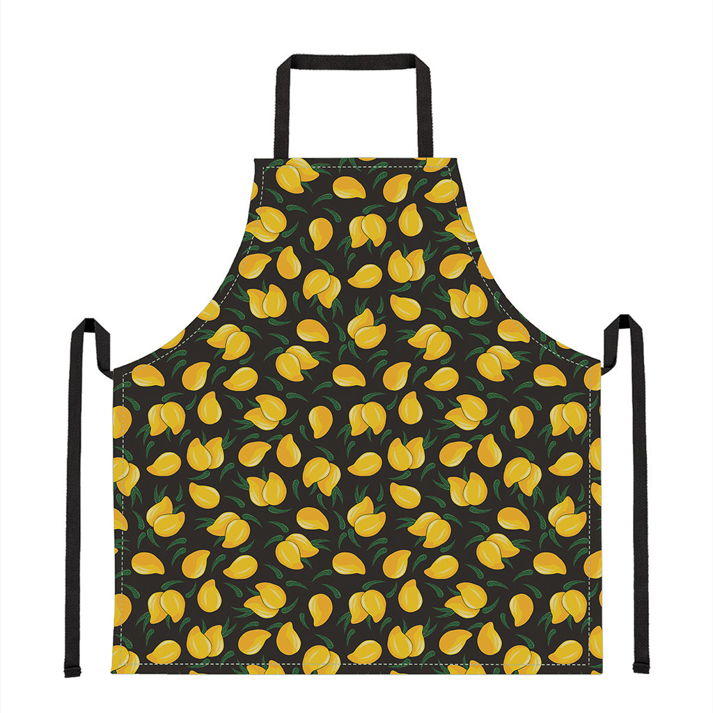 Yellow Mango Fruit Pattern Print Apron