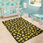 Yellow Mango Fruit Pattern Print Area Rug
