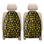 Yellow Mango Fruit Pattern Print Car Seat Organizers