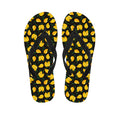 Yellow Mango Fruit Pattern Print Flip Flops