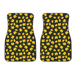 Yellow Mango Fruit Pattern Print Front Car Floor Mats