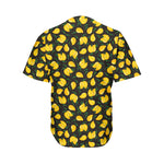 Yellow Mango Fruit Pattern Print Men's Baseball Jersey